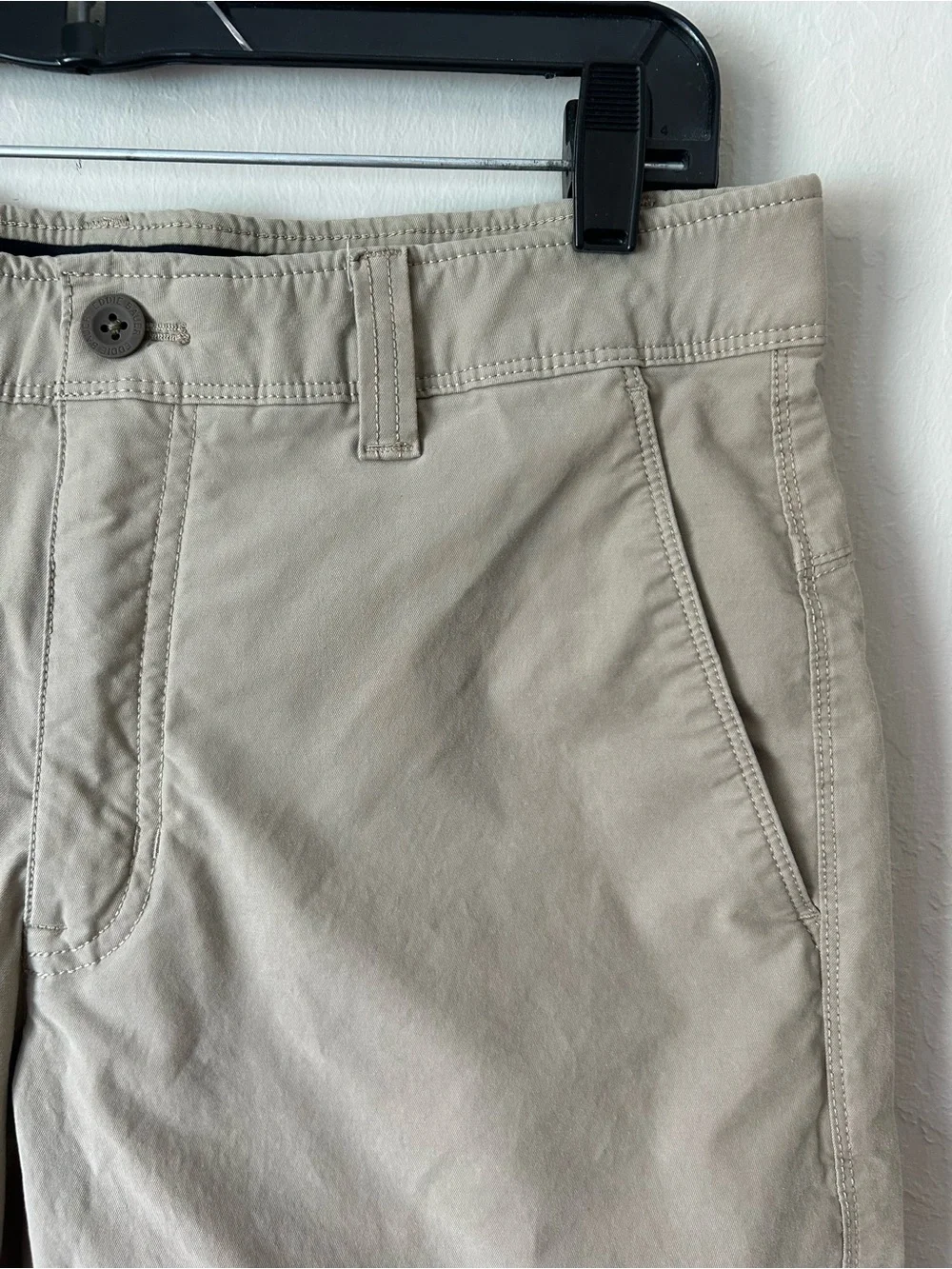 Eddie Bauer Men's Flat-Front Khaki Shorts